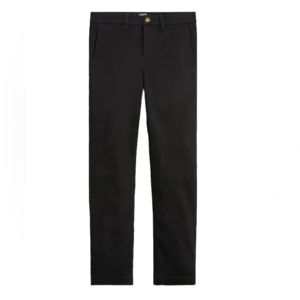 J.Crew Factory High Rise Girlfriend Chino in Black - Picture 3 of 8